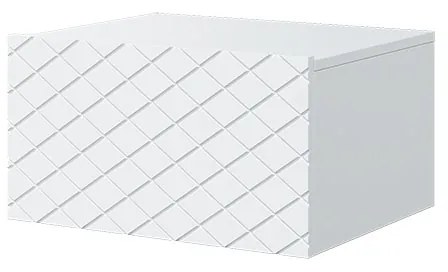 Scalia 50 1SZ éjjeliszekrény szett 2 db, falra szerelhető - matt fehér