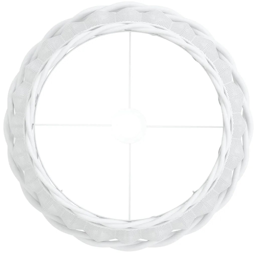 fehér fonott lámpaernyő Ø40x26 cm