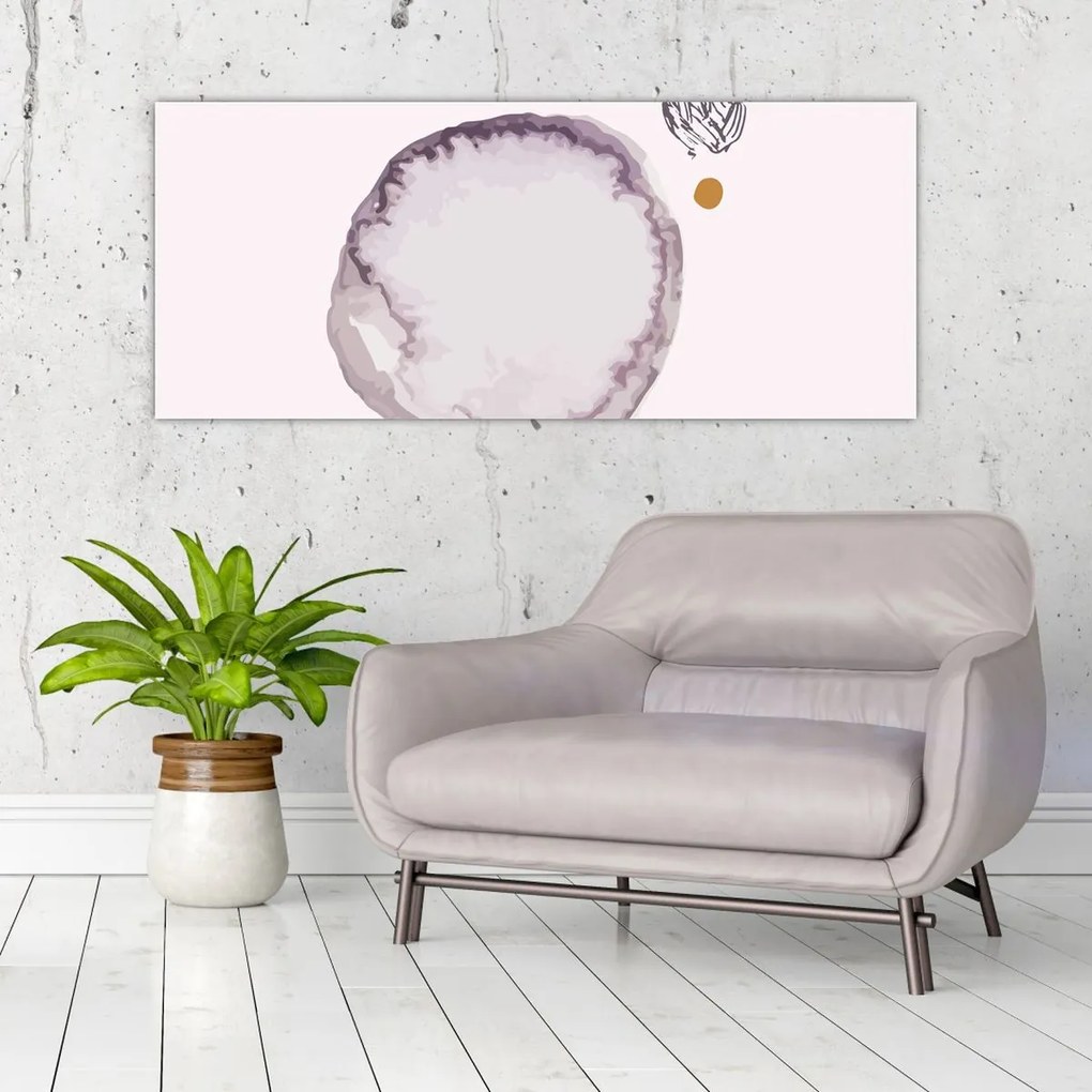 Kép - Lila minimalizmus N⁰4 (120x50 cm)