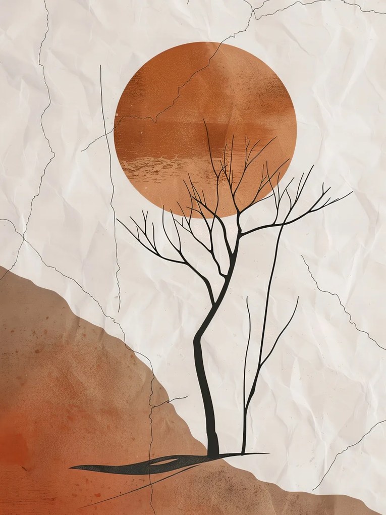 Poszter 60x80cm Szigorú sivatag