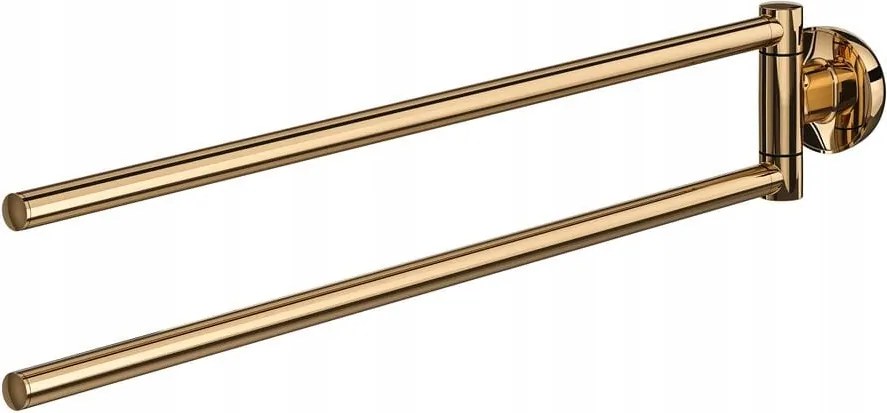 Tiger Cooper Gold törölközőtartó rozsdamentes acél polír/arany 800559