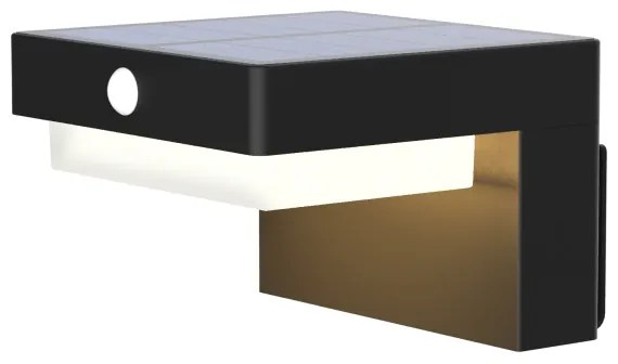 Solight WO7201 - LED napelemes falilámpa szenzorral PALERMO LED/5W/2000 mAh IP54