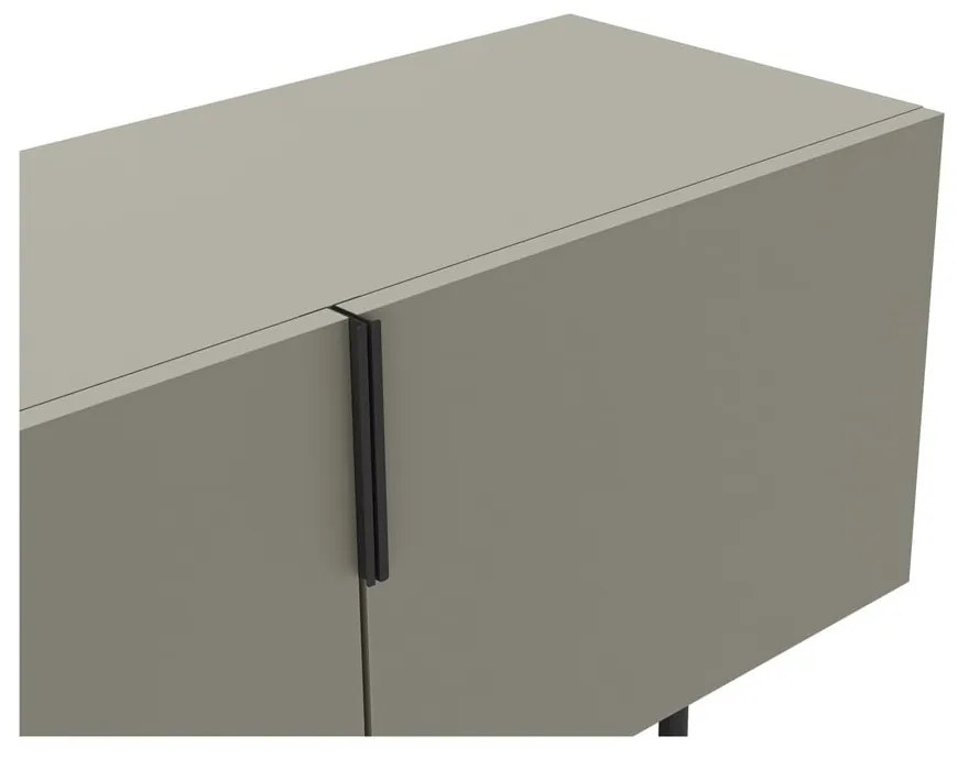 Zöldesszürke TV-állvány 200x63,5 cm Eldia – Marckeric