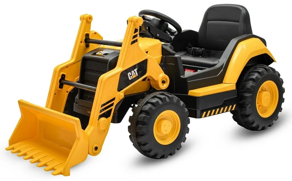 Baby Mix CAT gyerek elektromos traktor, sárga