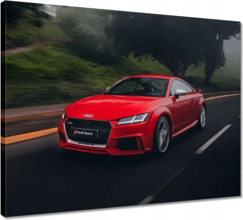 Vászonkép 50x40 Piros Audi Autó