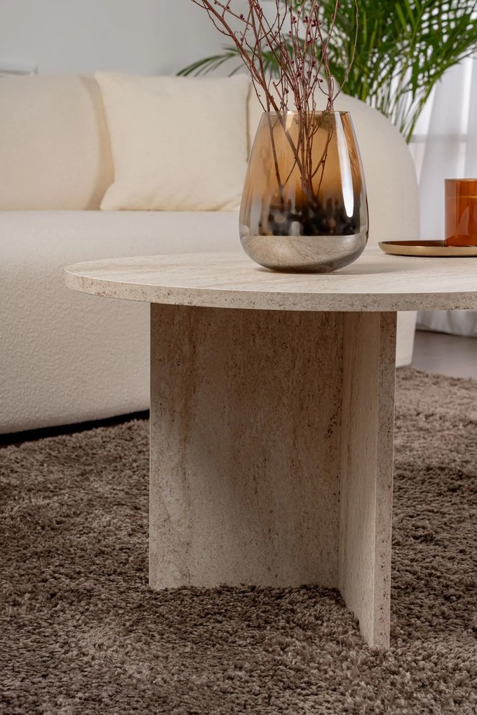 Dohányzóasztal Sable - Travertine