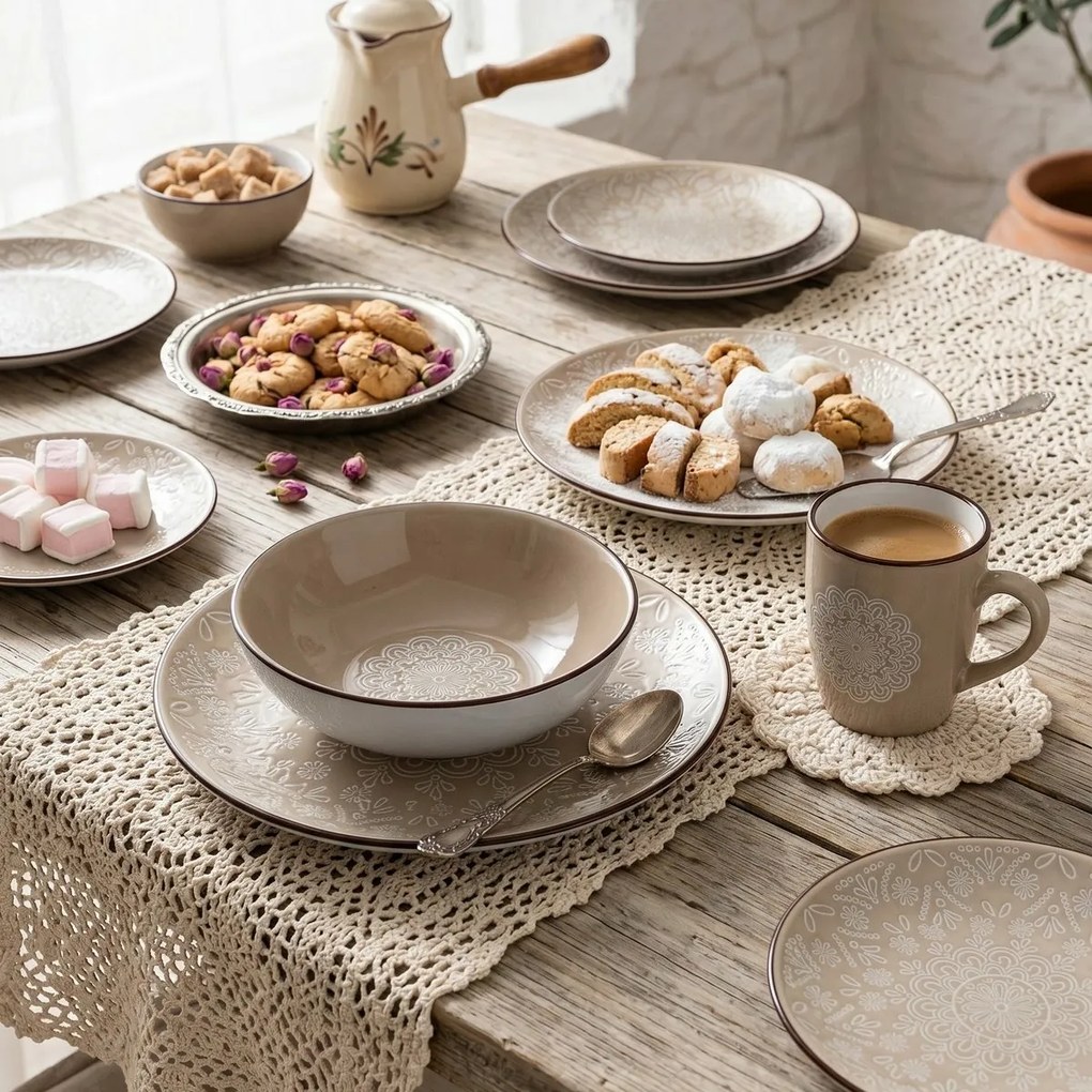 Banquet Shape desszertes tányér szett 21,3 cm, 6 db