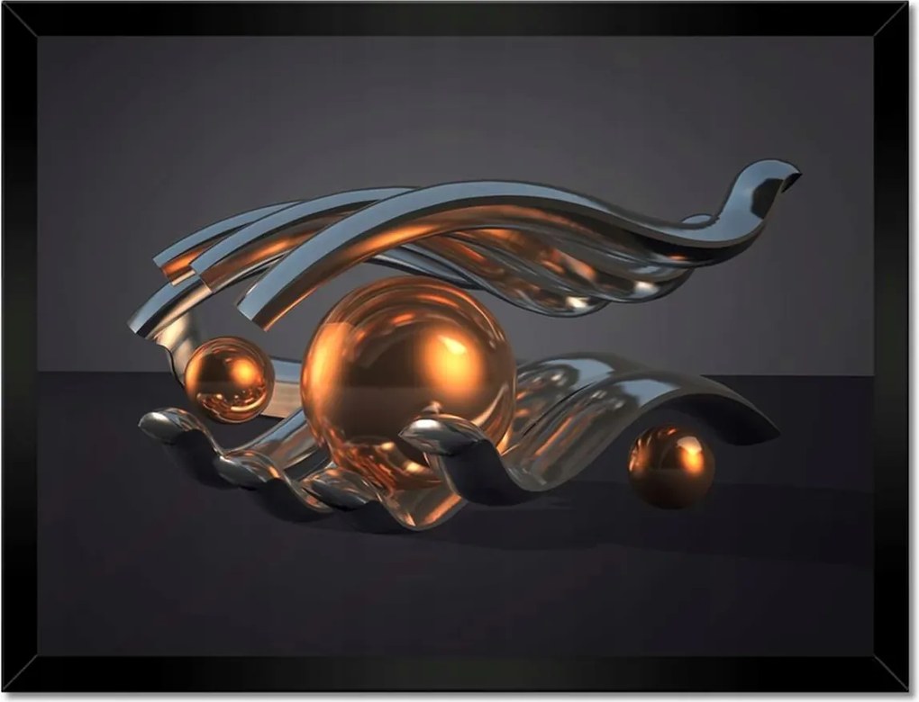 Poszterek keretben 40x30 Golyók a kézben