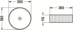 AREZZO design SAVONA mosdótál AR-78728MW