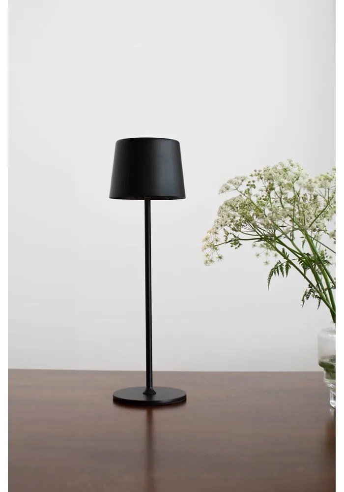 Fekete LED asztali lámpa (magasság 38 cm) Fiore – Markslöjd