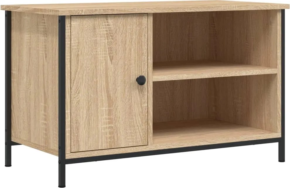 vidaXL sonoma tölgy színű szerelt fa TV-szekrény 80x40x50 cm