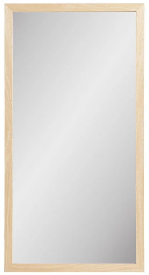 Scottsdale fali tükör fa kerettel, natúr, 45x75 cm