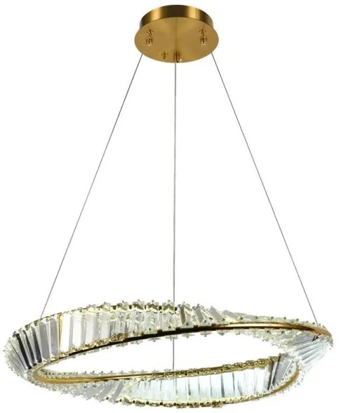 LED állítható fényerejű kristály csillár kábellel LED/40W/230V + DO