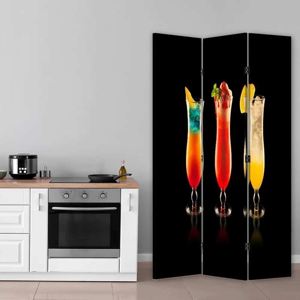 Gario Paraván Koktélok Méret: 180 x 170 cm, Kivitelezés: Forgó paraván 360°