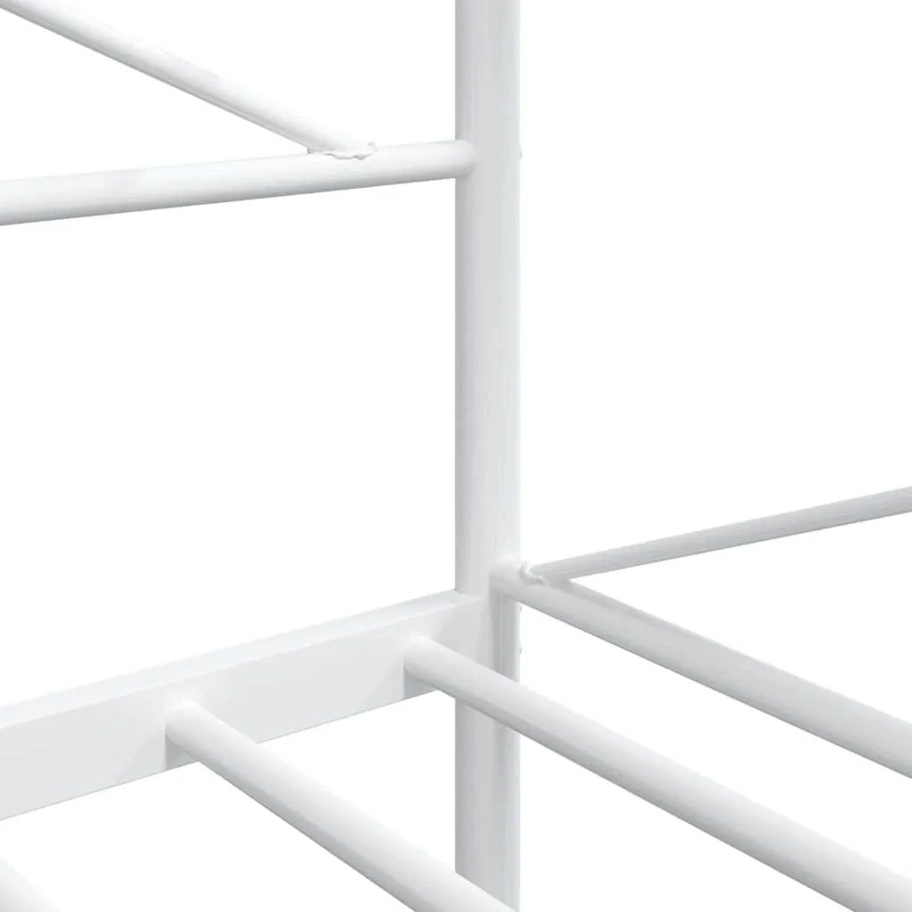 kanapéágy matrac nélkül fehér 100x200 cm acél
