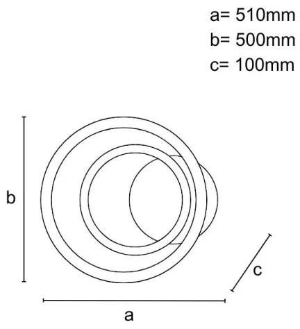 LED fényerőszabályozható mennyezeti lámpatest LED/55W/230V 3000-6500K + távirányító