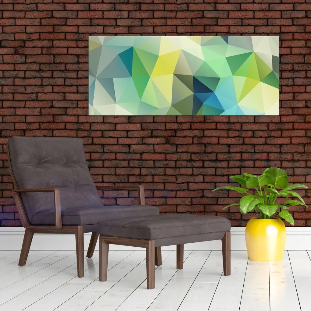 A geometriai absztrakció képe (120x50 cm)