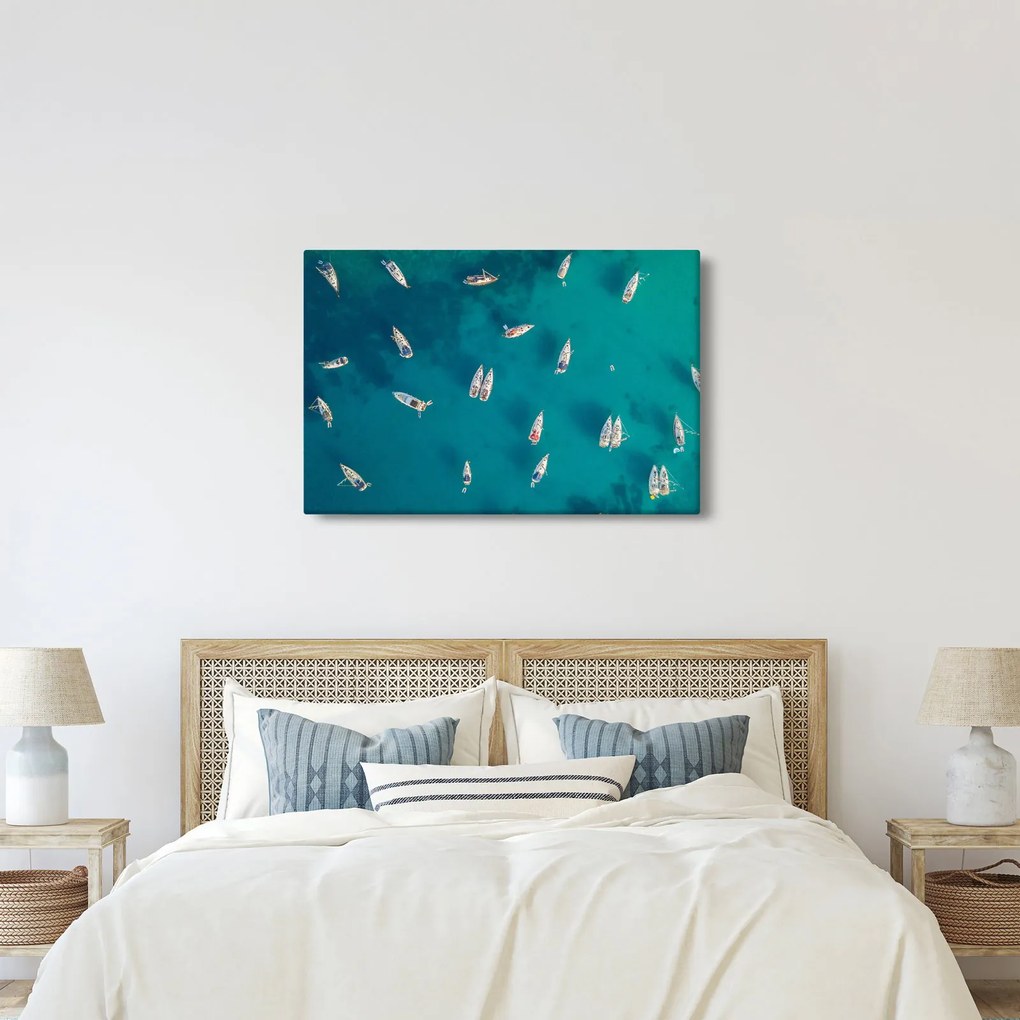 Kép - Vitorlások (90x60 cm)