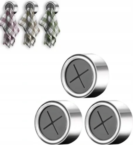 Öntapadós konyhai törlőkendő tartó 3 db