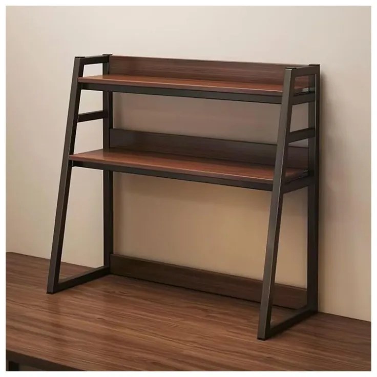 Multifunkciós 3 szintes Polc VERTEX fekete/dió