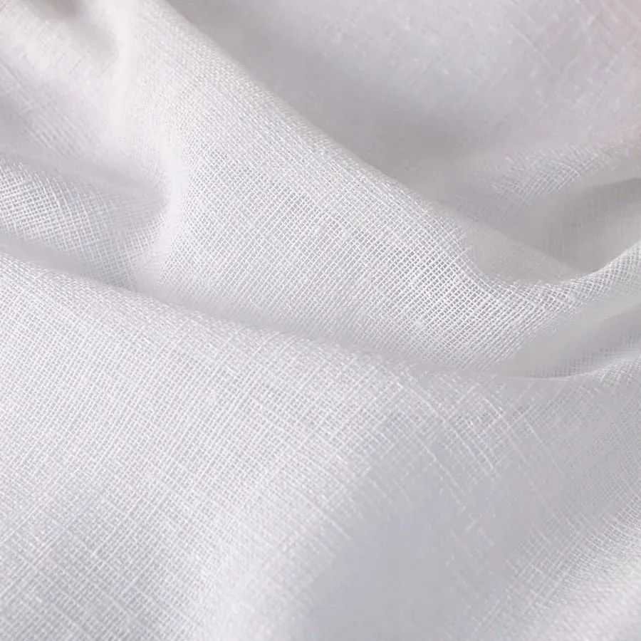 Ólom Függöny Hosszú Nappali Erkély natural look 300cm fehér