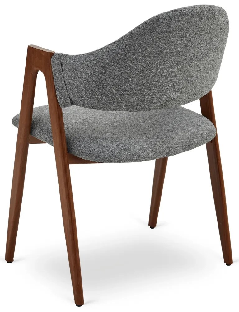 Elegáns Étkezőszék Szürke/Dió Színben. RUIZ