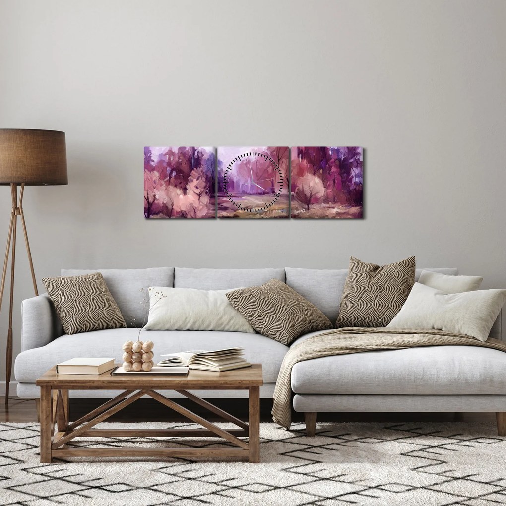 Kép - Őszi tájképfestés (órával) (90x30 cm)