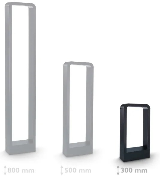 Brilagi - LED Kültéri lámpa BARI LED/7W/230V 3000/4000/6000K IP54 30 cm