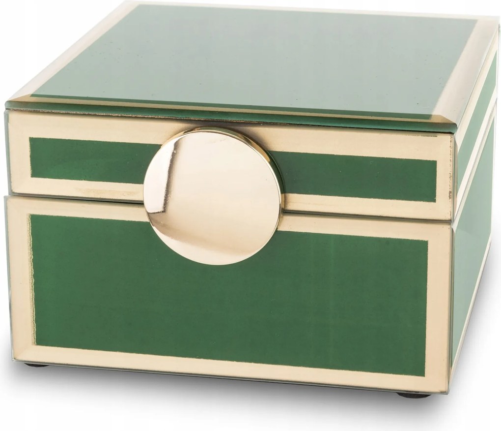 Ékszertartó Doboz, Zöld-arany