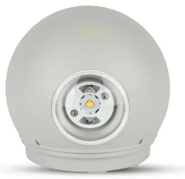 LED Kültéri fali lámpa LED/6W/230V 3000K IP65 szürke