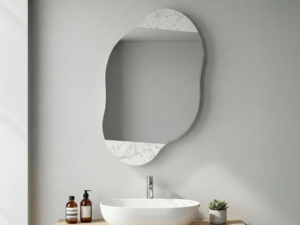 Cloud tükrös szekrény, carrarai márvány, 60 cm
