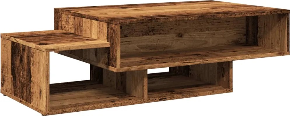 vidaXL antik fa színű szerelt dohányzóasztal 105 x 55 x 32 cm