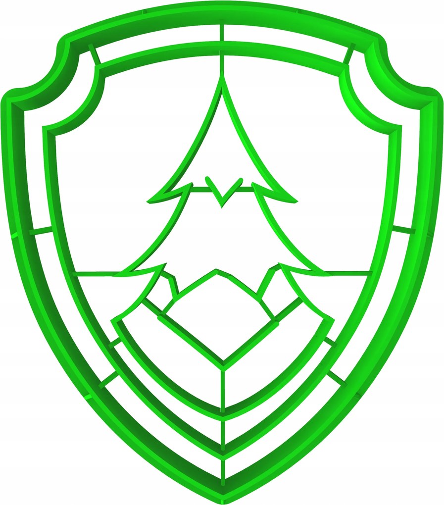 Sütemény lyukasztó forma bélyegzővel Mese Mancs Őrjárat Everest kitűző 8cm