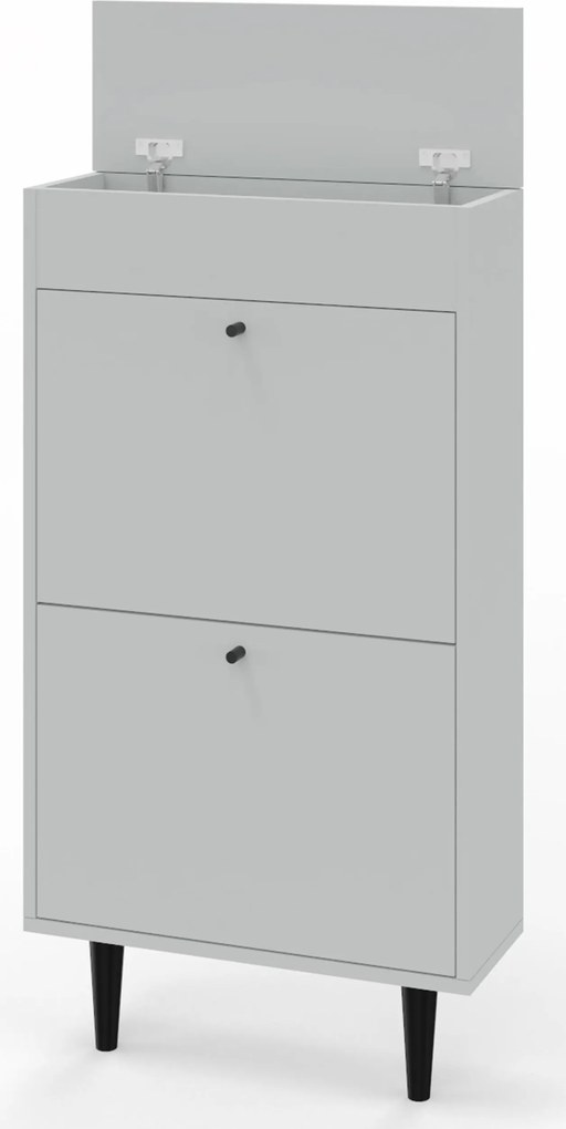 Cipősszekrény Dotti 521 szürke Ufc tárolórekesszel