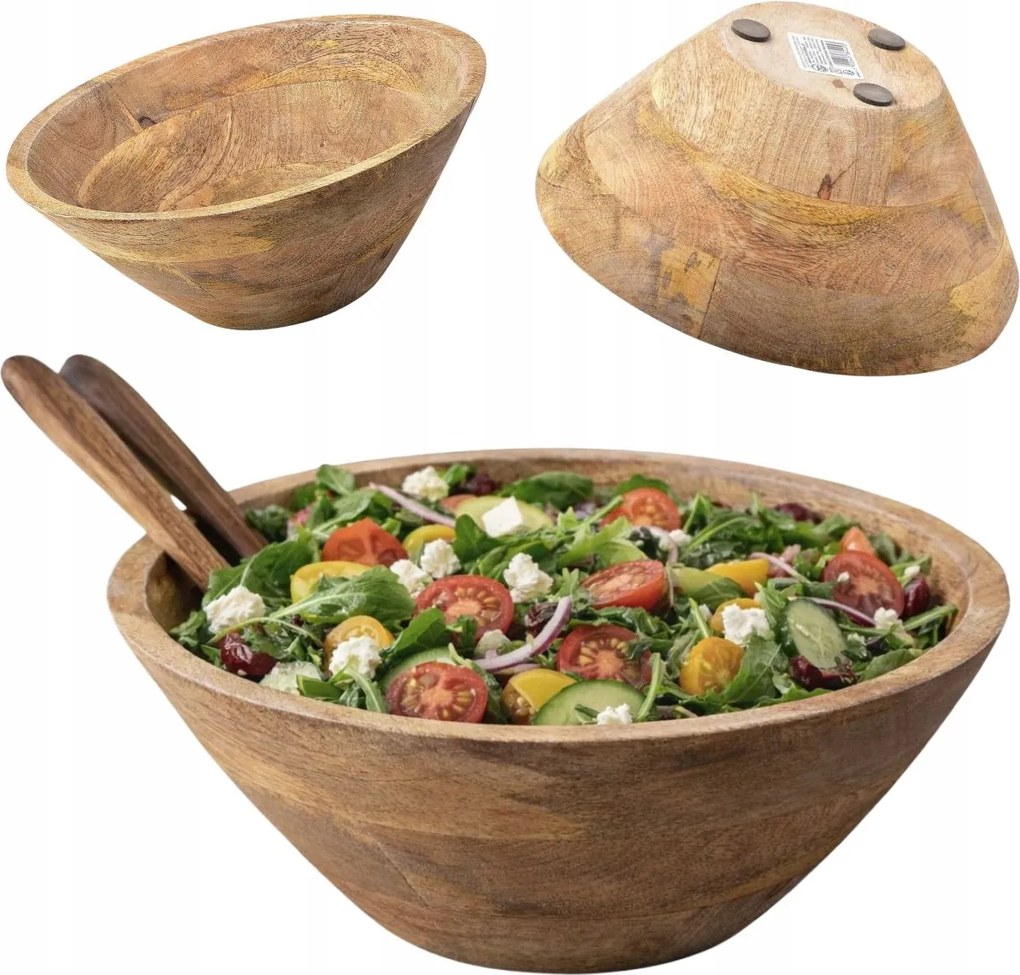 Konyhai tál Snackek Saláta Díszítő tál boho mangó fa