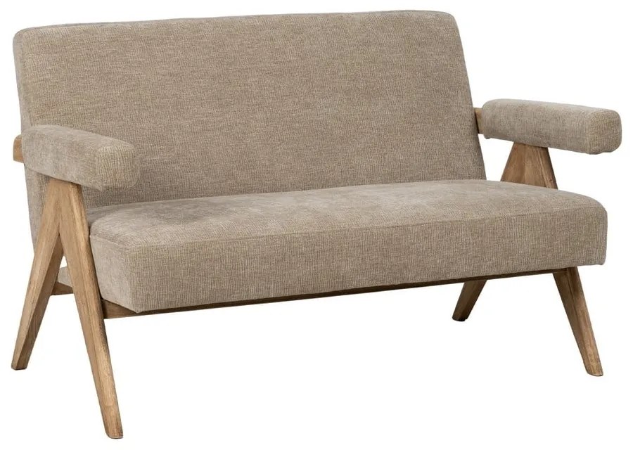 Bézs zsenília kanapé 134 cm Rest – Ixia