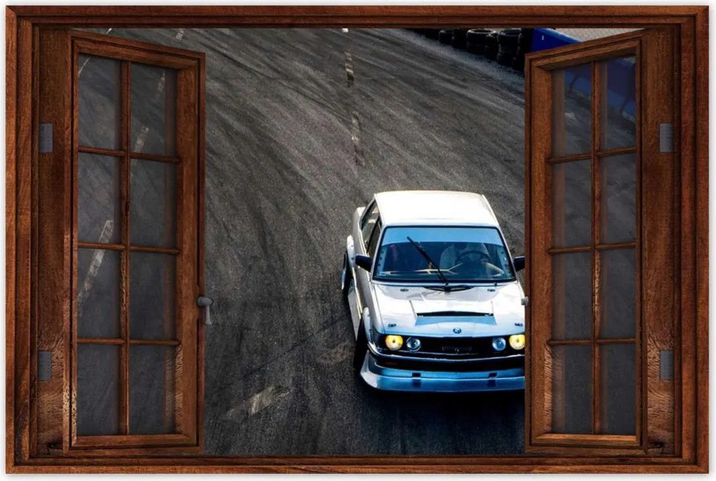 Poszterek 120x80 Fehér sportautó