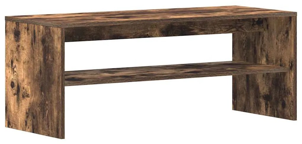 füstös tölgy színű szerelt fa TV-szekrény 100 x 40 x 40 cm