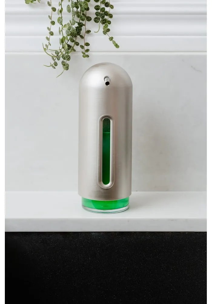 Ezüstszínű műanyag szappanadagoló 350 ml Penguin – Umbra