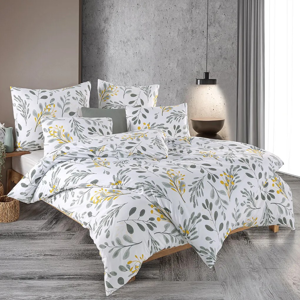 BedTex Pamut ágynemű Floranc, 135 x 200 cm, 80 x80 cm, 135 x 200 cm, 80 x 80 cm