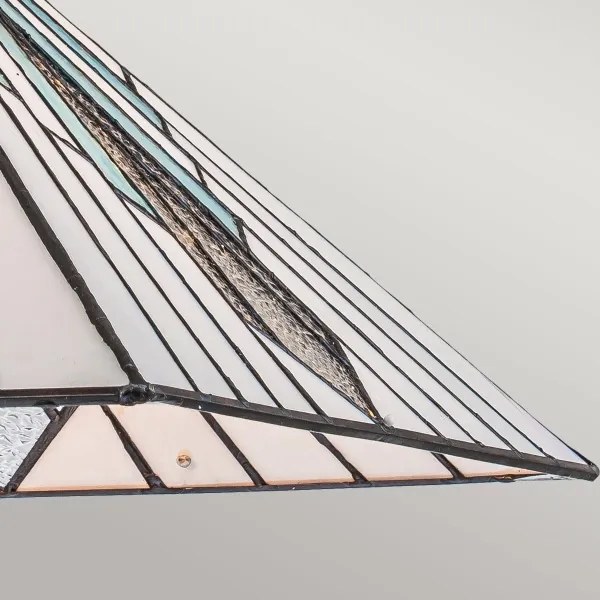 Elstead TF-ALDERLEY-P - Tiffany ALDERLEY láncos csillár 1xE27/60W/230V