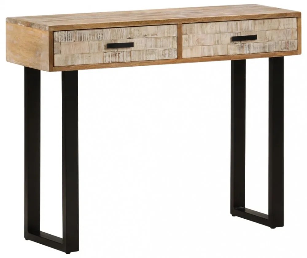 tömör mangófa tálalóasztal 100 x 30 x 75 cm