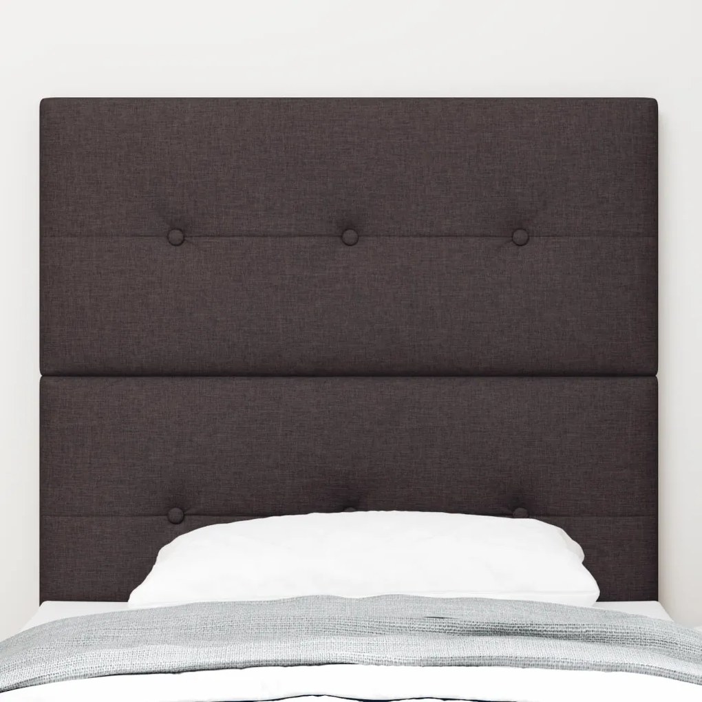 LED Fejtámla Sötétbarna 90 cm Szövet