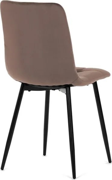Étkezőszék barna, bársony anyag CT-281 BR4