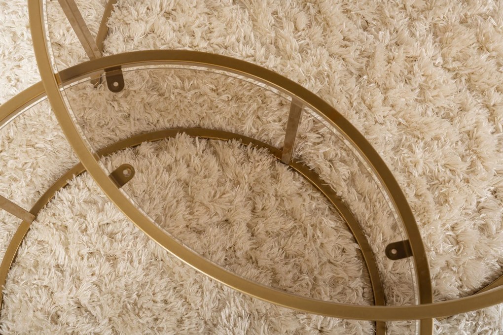 Dohányzóasztal Aurum - 80, 60 - Arany, Bronze