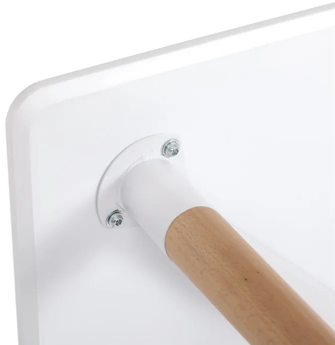 Étkezőasztal 80×80 cm, MDF, Fehér. DT-303 WT