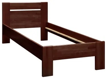 Egyszemélyes ágy AMBER 90x200 cm, sötét dió