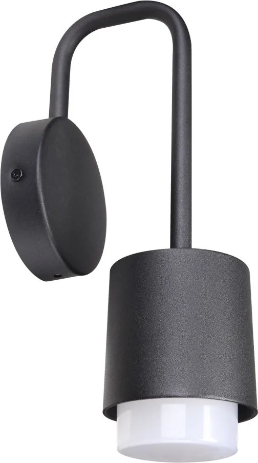 ITALUX C49-BK-9 SORANO Modern Kültéri Fali Lámpa Fekete LED IP44
