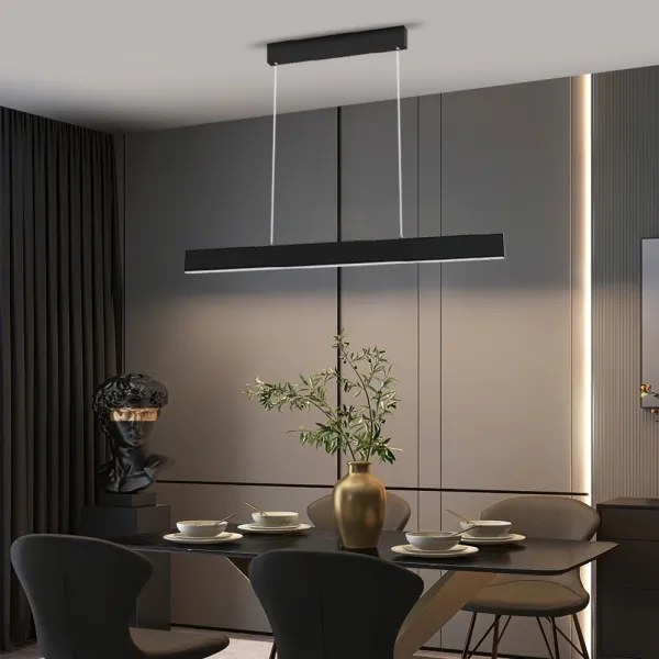 Immax NEO 07076L - Fekete LED dimmelhető függeszték LISTON LED/18W/230V + DO