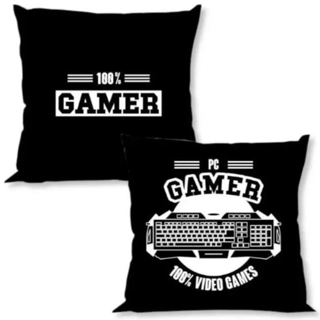 Párnahuzat Homa Black Gamer 40x40cm